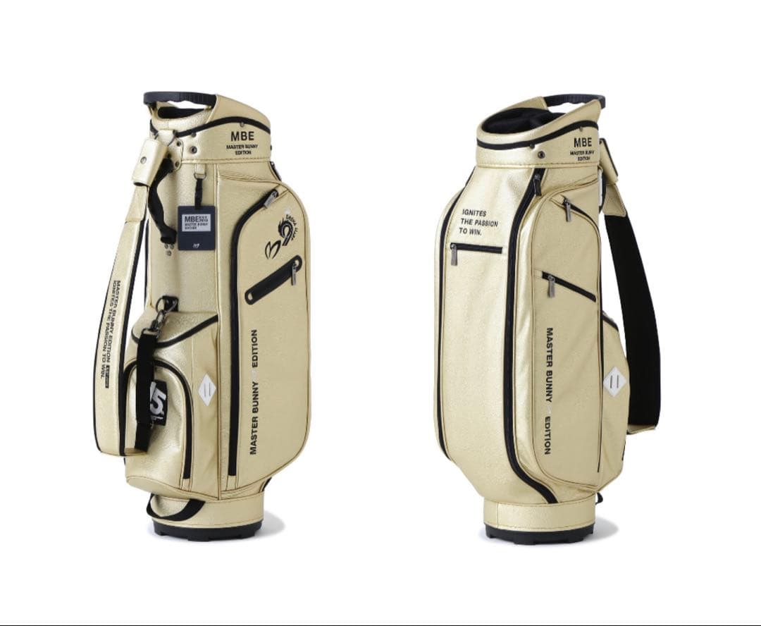 新品 パーリーゲイツ マスターバニー 【原プロアイコン】キャディバッグ 金