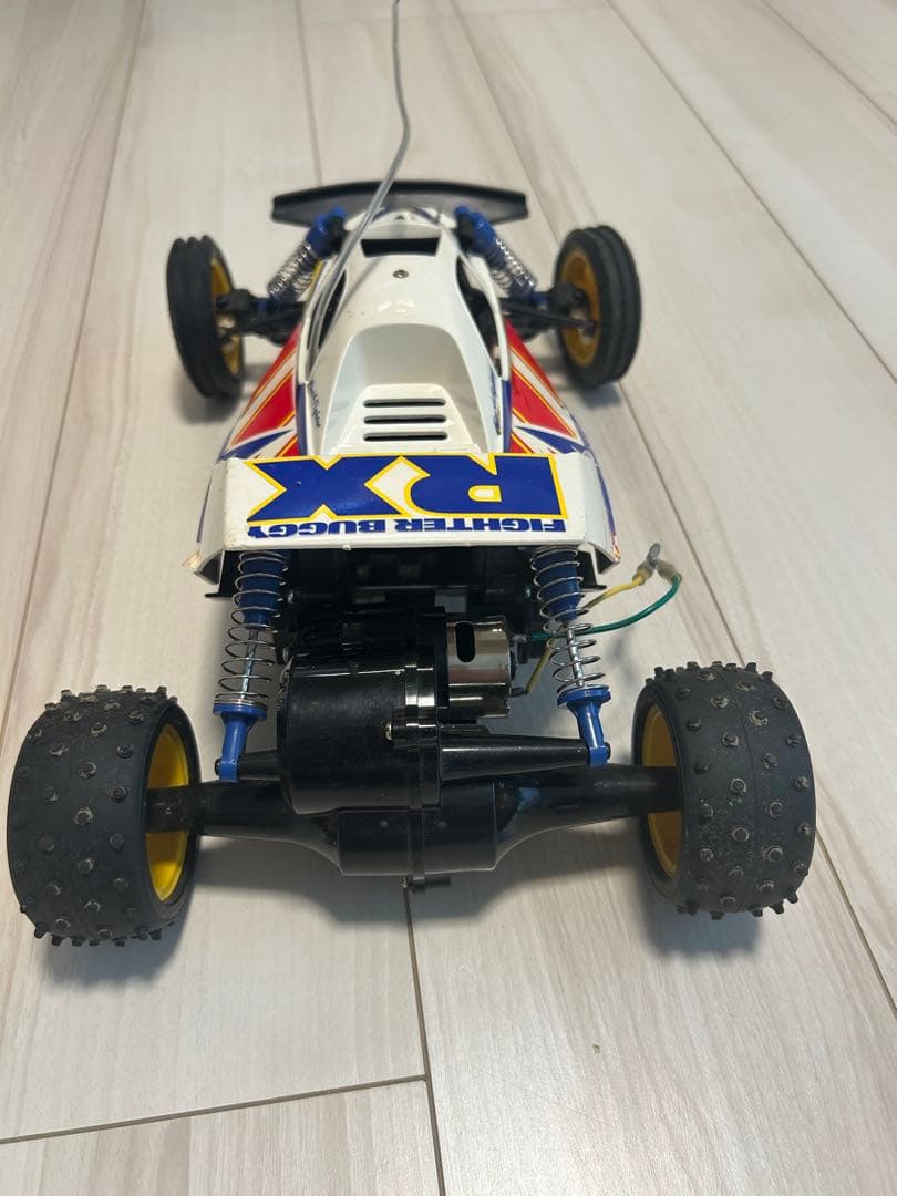 値下げ【希少】1/10 タミヤ ファイターバギー RXラジコン車体⭐️リモコン付き