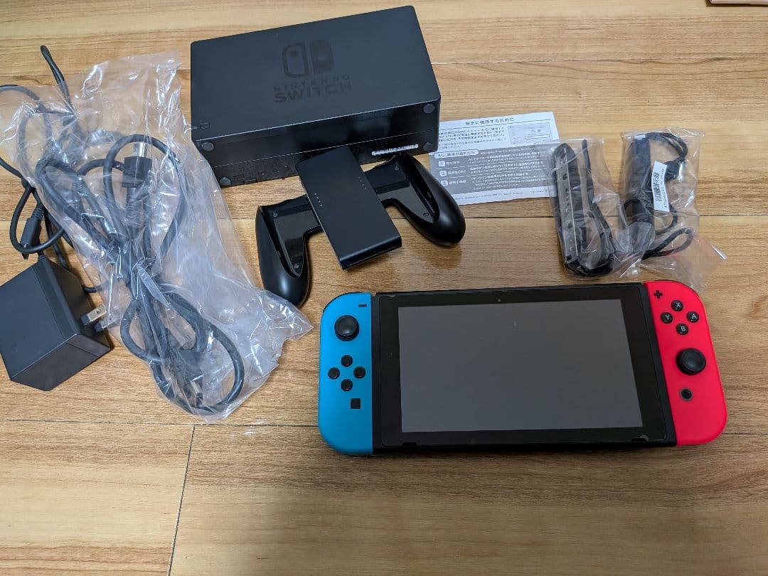 『ジャンク』Nintendo Switch ネオンブルー/ネオンレッド『箱付き』