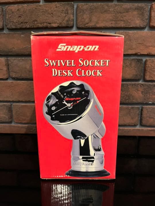 新品・未使用 Snap-on Swivel Socket Desk Clock