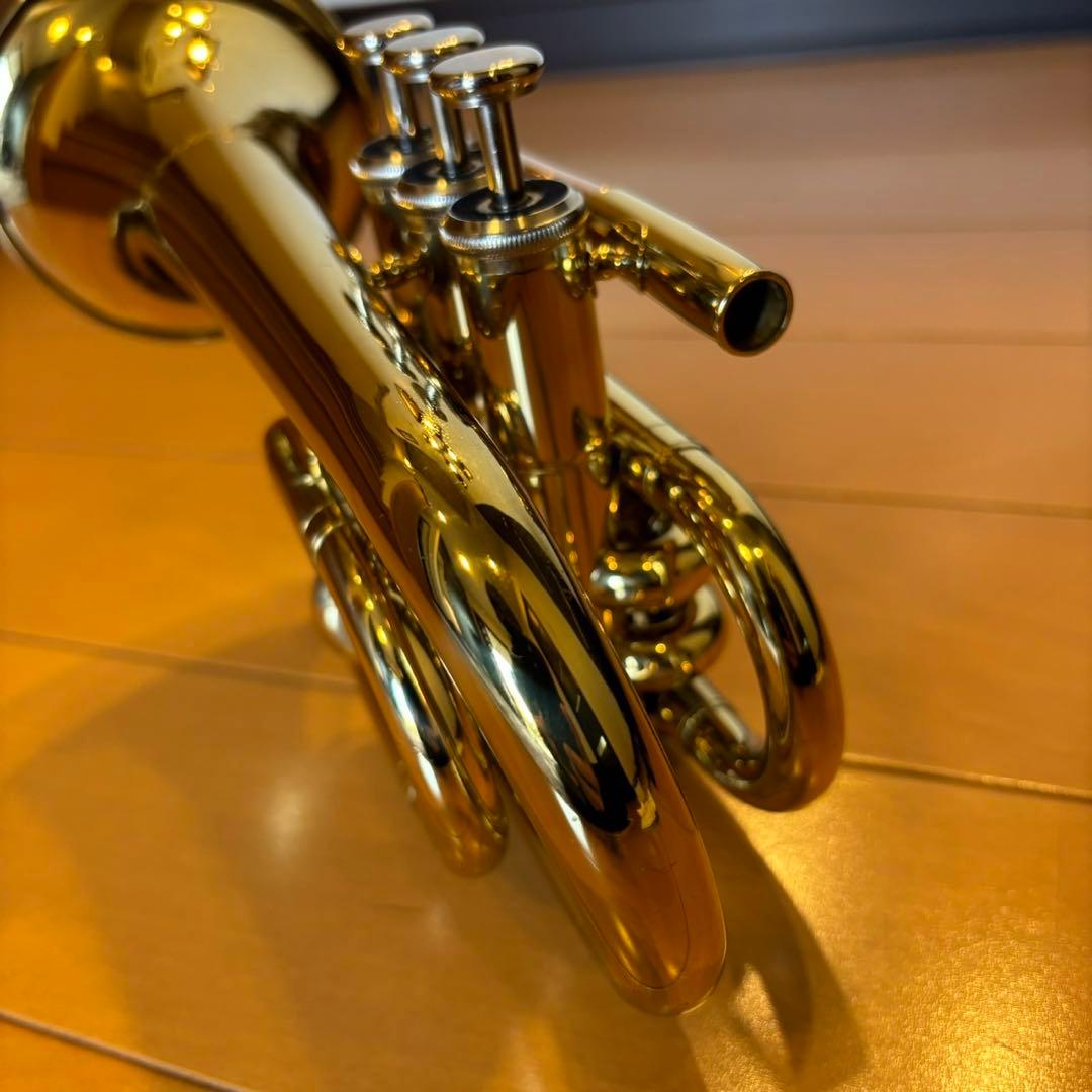 ポケットトランペット MPT250L Minerva ケース付き