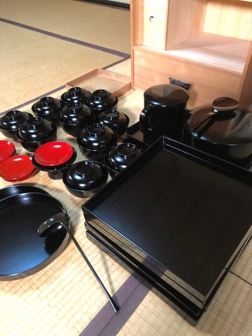 懐石道具一式　茶道具　未使用品 箱サイズ　縦36cm、横49cm、高さ63cm