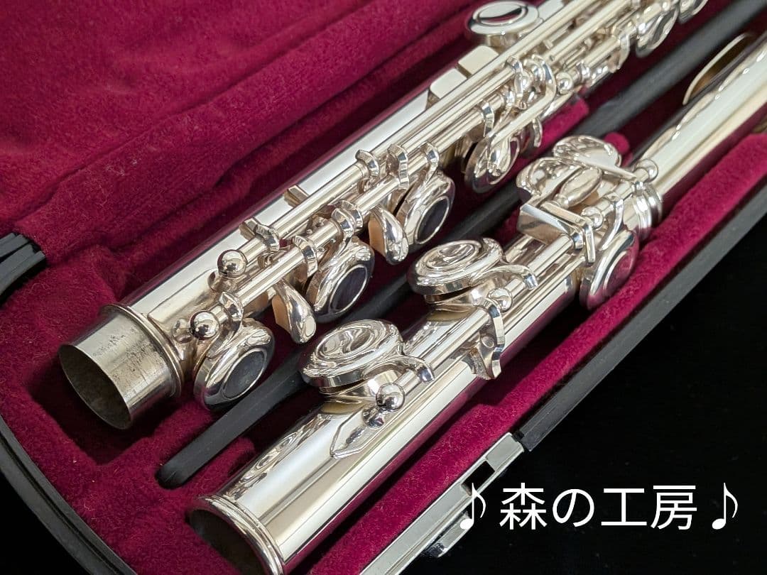 中古フルート専門店‼️部活応援‼️銀メッキ ヤマハフルートYFL211SⅡEメカ