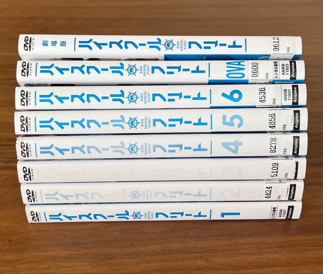 ハイスクール・フリート TV版 全6巻＋OVA＋劇場版 DVD 8枚　全巻セット
