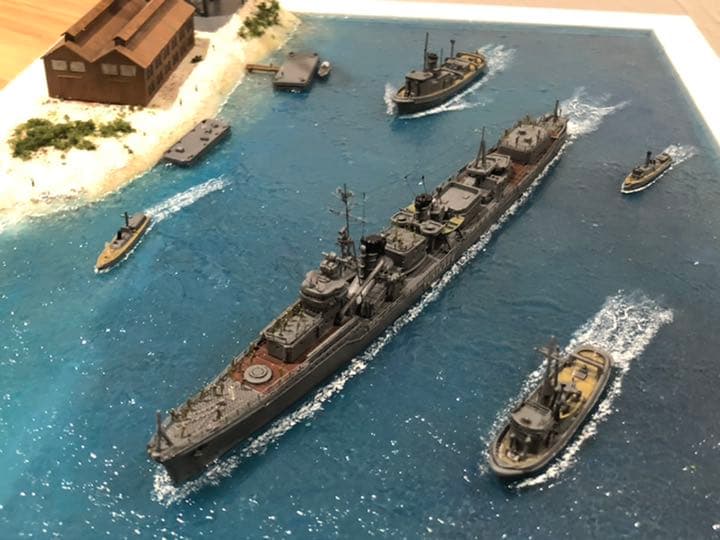 雪風　強襲　ジオラマ