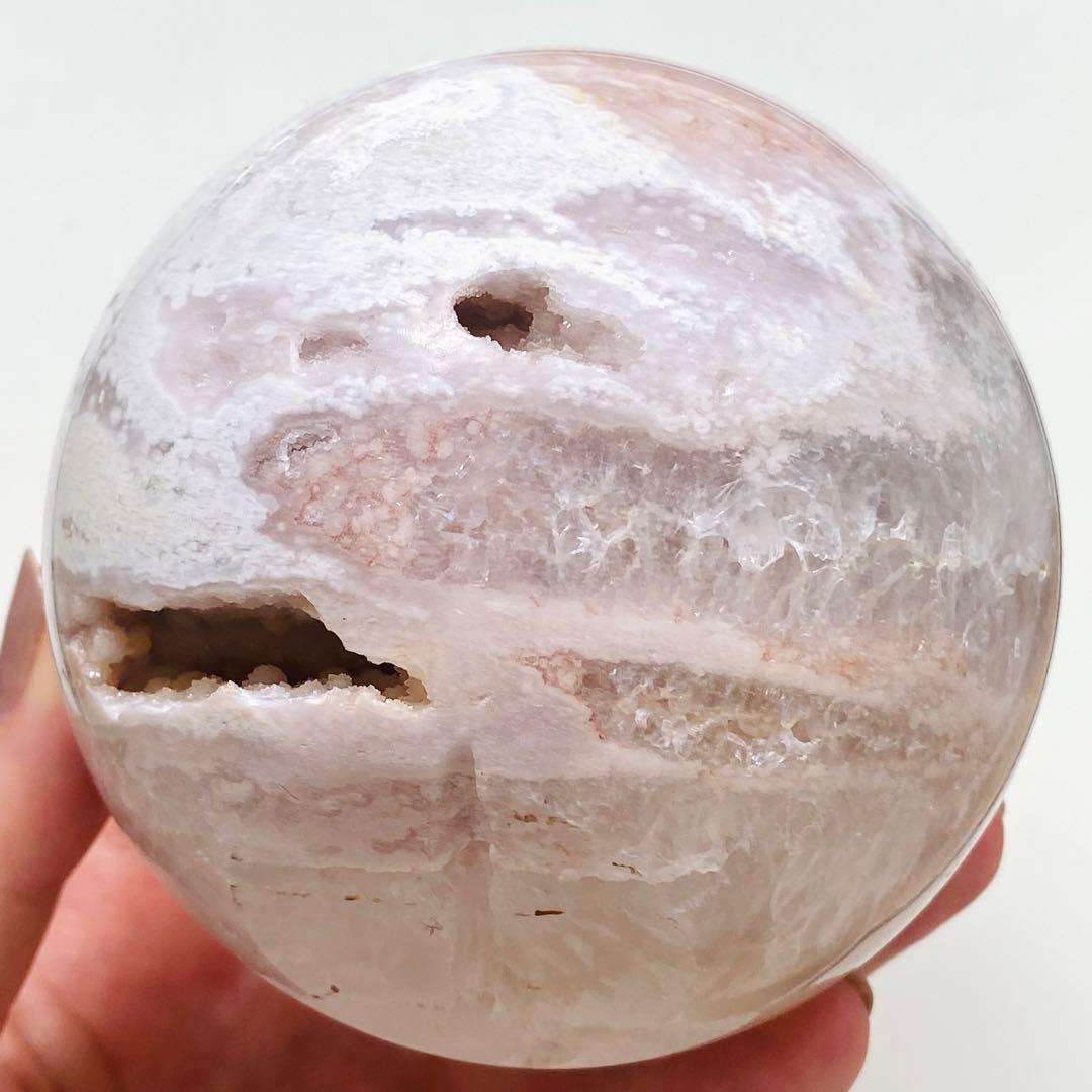 ★★★最終特価【 ピンクアメジスト BIG フェイス スフィア 約87ミリ 】