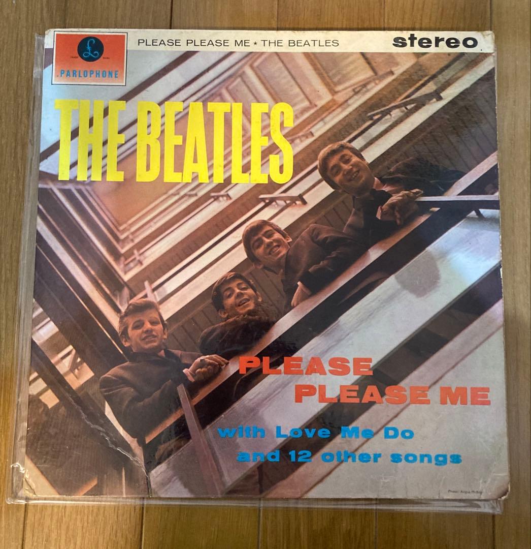 稀少UKステレオ初期ラベル1G！両面1桁マザー1ビートルズBeatlesレコード