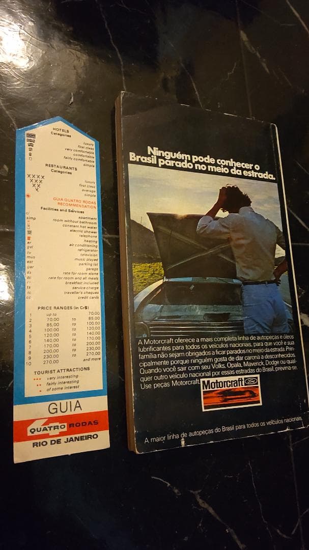 GUIA DO RIO 1975 洋書 地図 ポルトガル語 英語 QUATRO