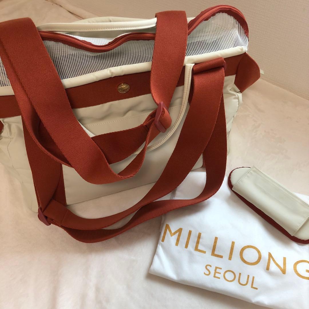 【週末限定価格！】 MILLIONG ミリオン ベーグルバッグ 韓国 M 犬 猫