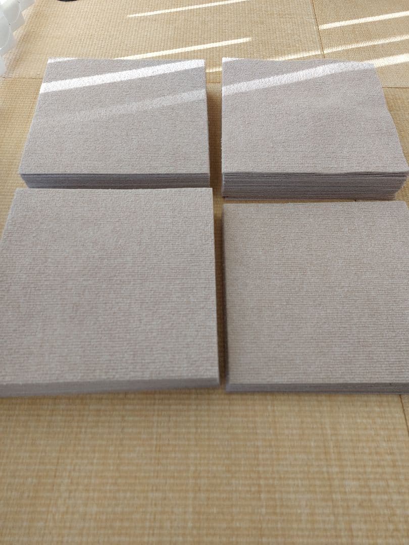 SANKOペット用撥水タイルマット　カーペット　30×30cm 70枚+カット品