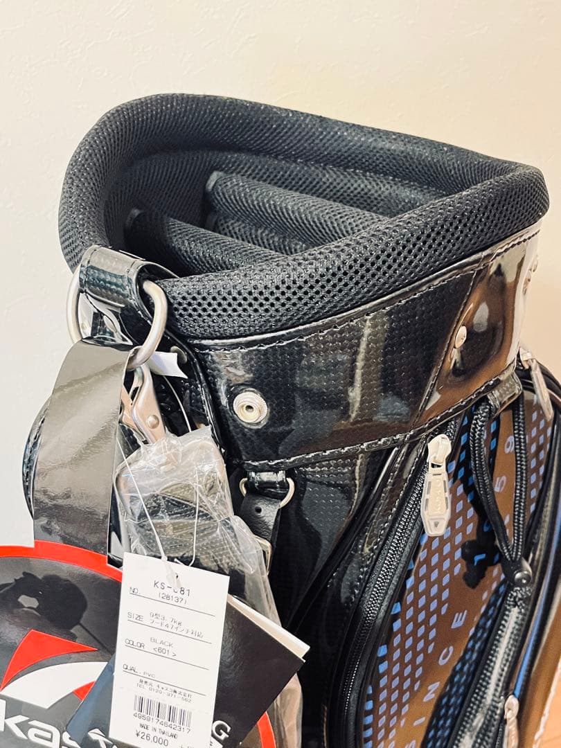 【新品未使用】Kasco KS-081 ゴルフバッグ ブラック 9型