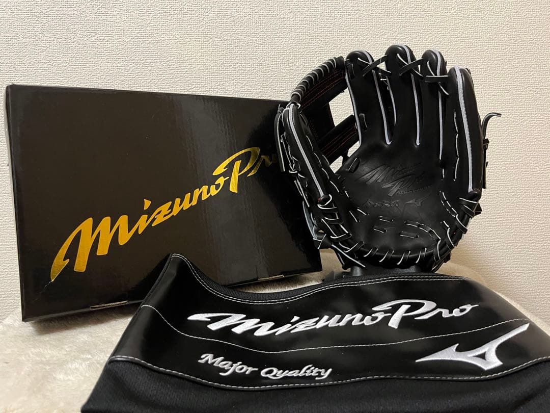 ❷【BSS限定品・石井琢朗氏共同開発モデル】ミズノプロ　硬式　内野手用　グラブ