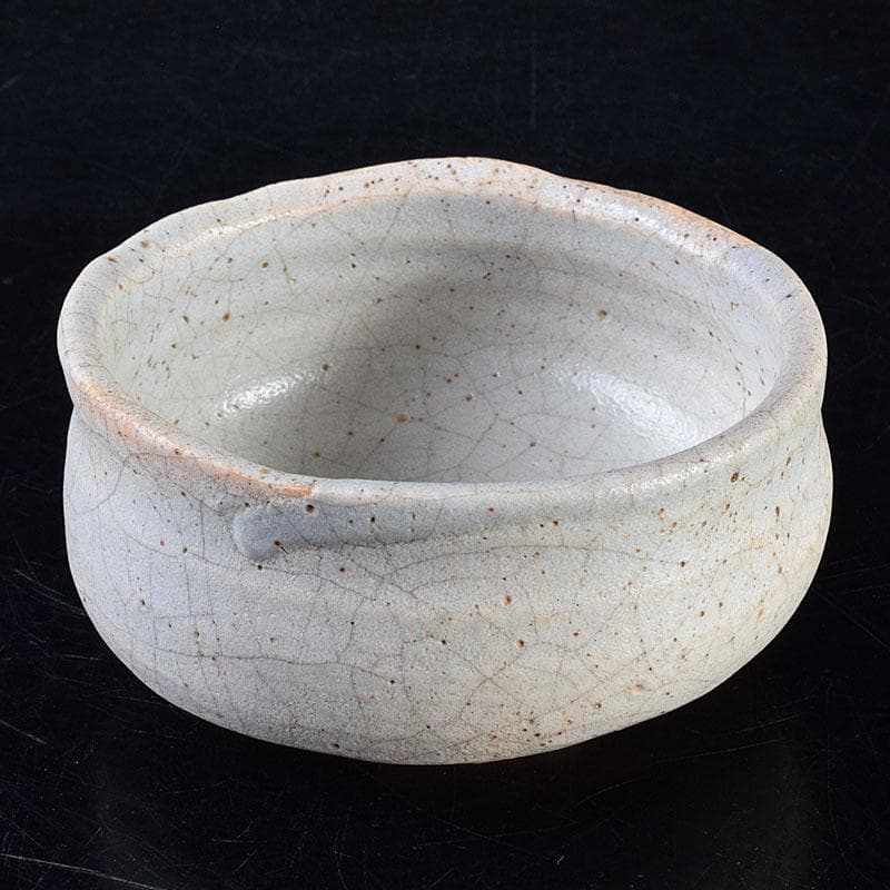 桃山時代　志野茶碗　美濃焼　元屋敷窯　陶祖十二代　加藤景秋極め箱　V　R8568