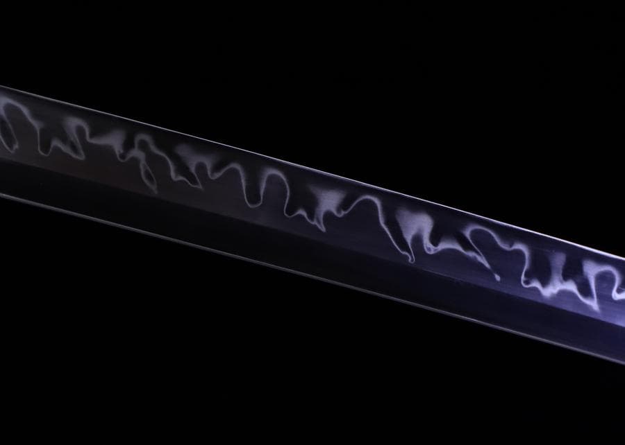 火炎紋雲斬り 日本刀 模造刀 居合刀 武士道 武蔵 鑑賞用 手鍛造打