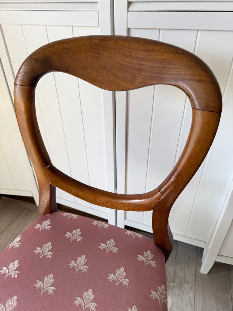 イギリス アンティーク 家具 バルーンバックチェア 椅子 イス 英国