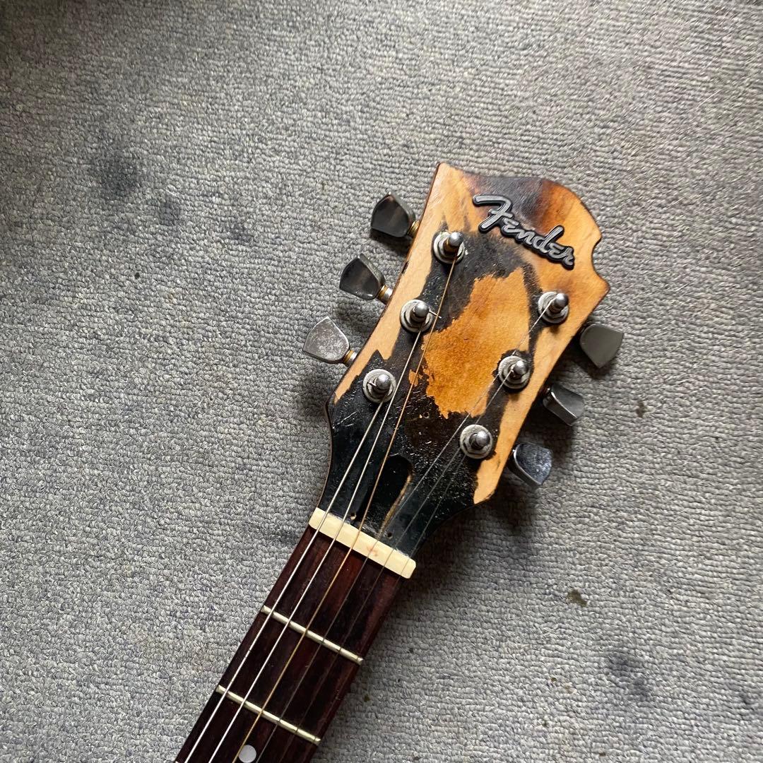 BURNY FERNANDES レスポール エレキギター レリック加工 水玉柄