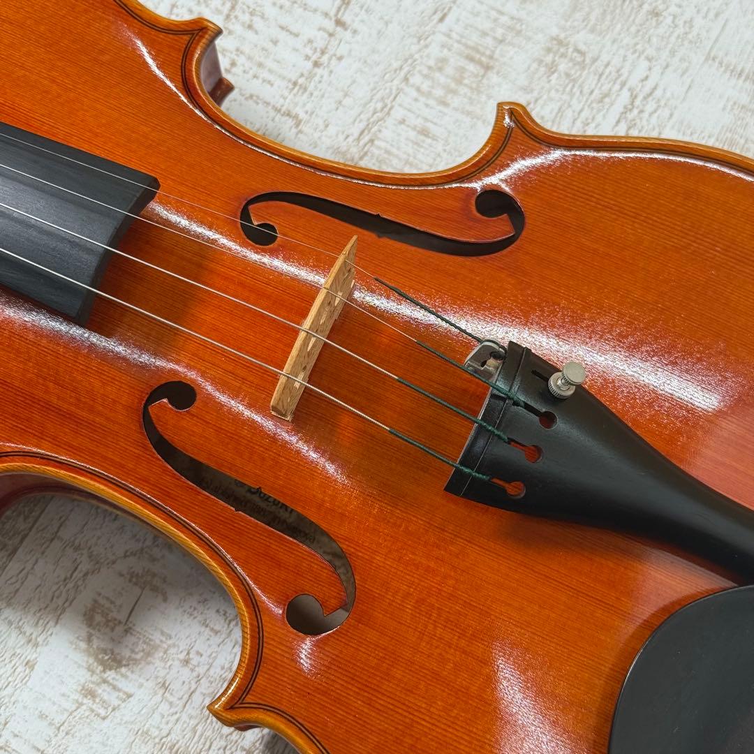 【極美品】SUZUKI NO.540 4/4 バイオリン　1990年　スズキ虎杢