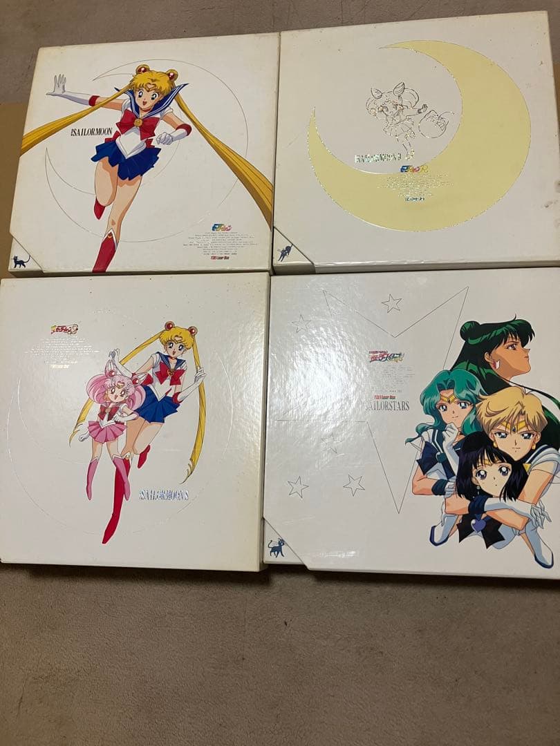 ま*り様 希少 セーラームーン レーザーディスク ４BOXまとめ売り