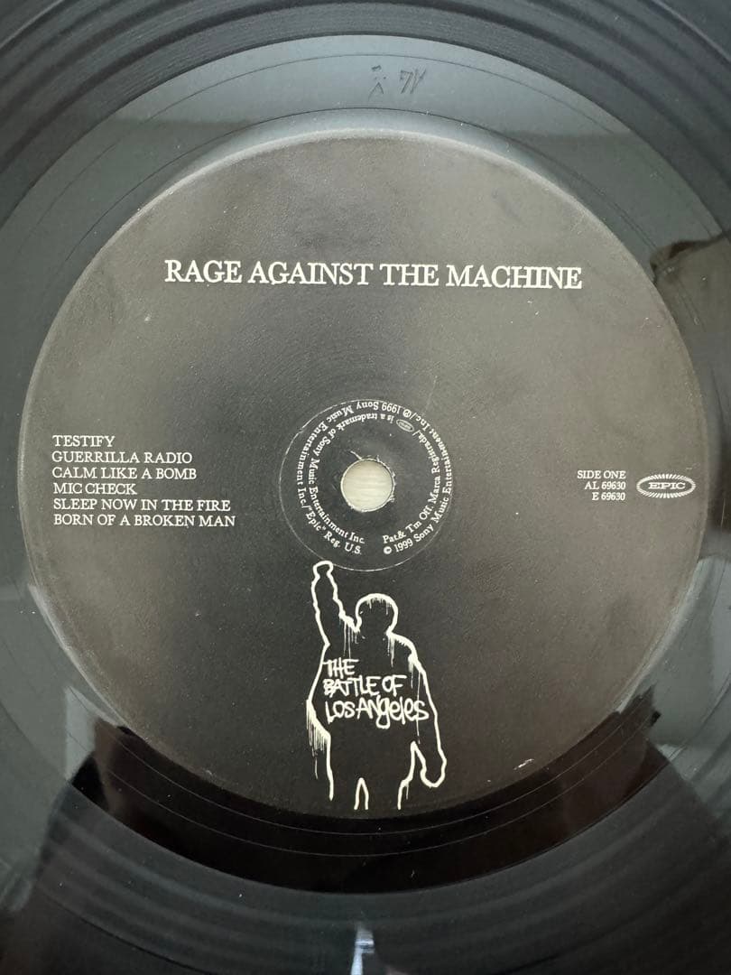 RAGE AGAINST THE MACHINE レコードUS original