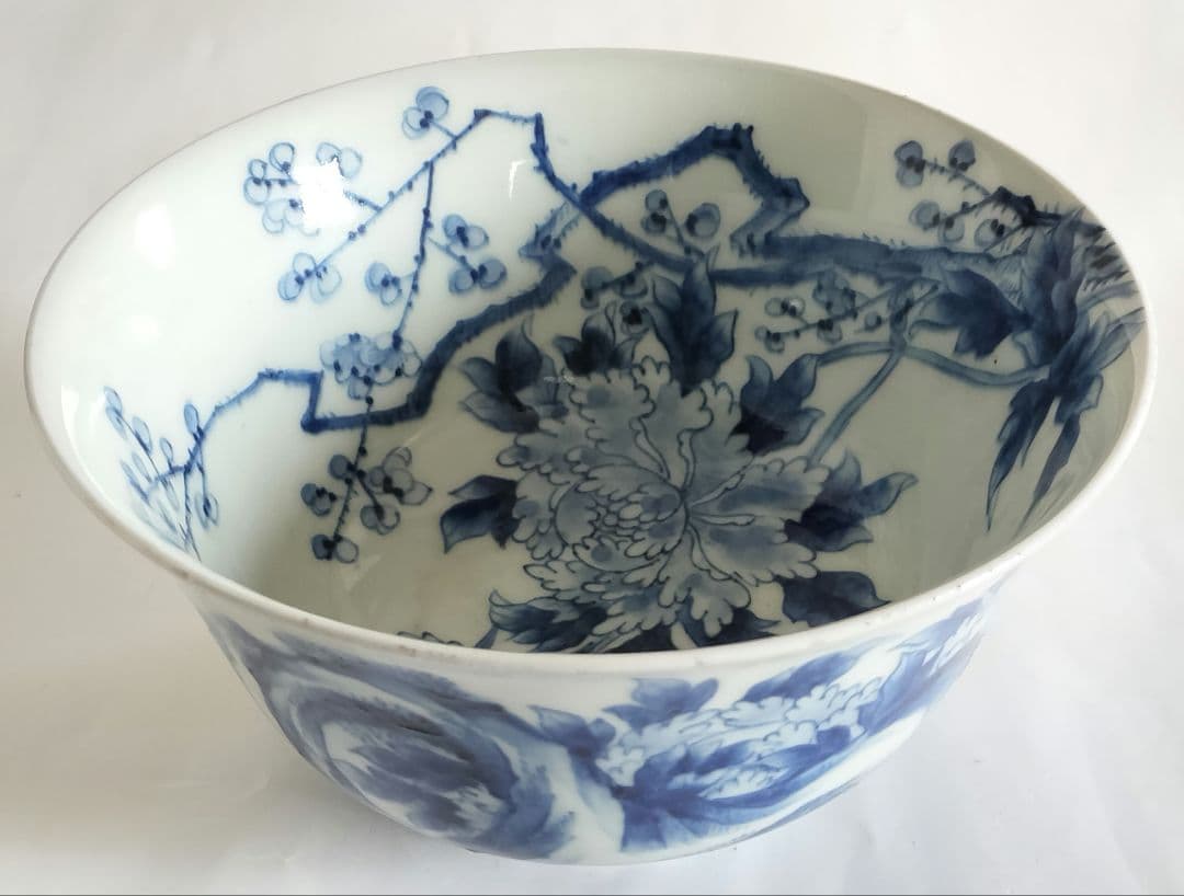 染付　どんぶり