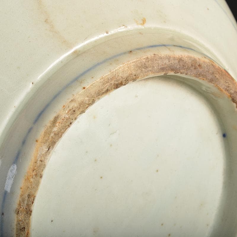 朝鮮美術　李朝　色絵　花文　壺　M　R7348B