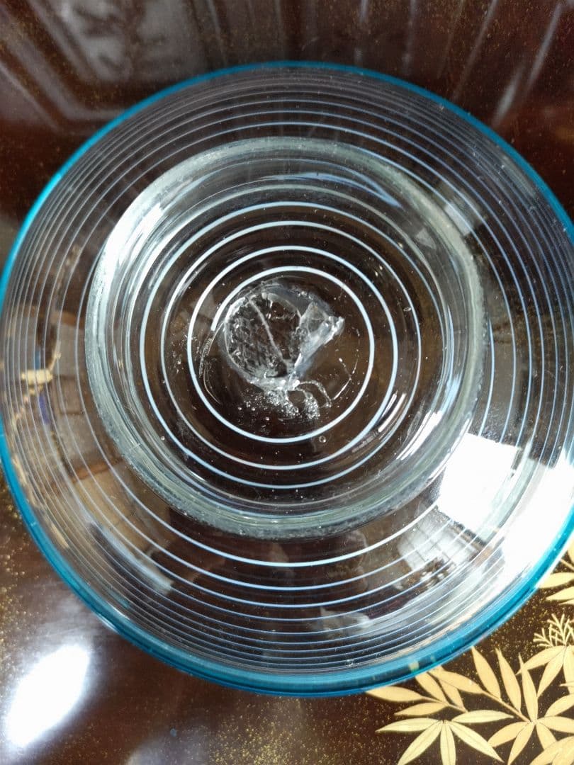 糸巻き　青べり　中鉢