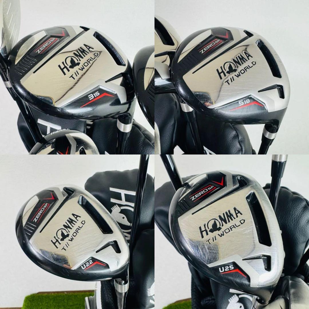 【初心者男性向け】HONMA T WORLD ZERO SP ゴルフクラブセット
