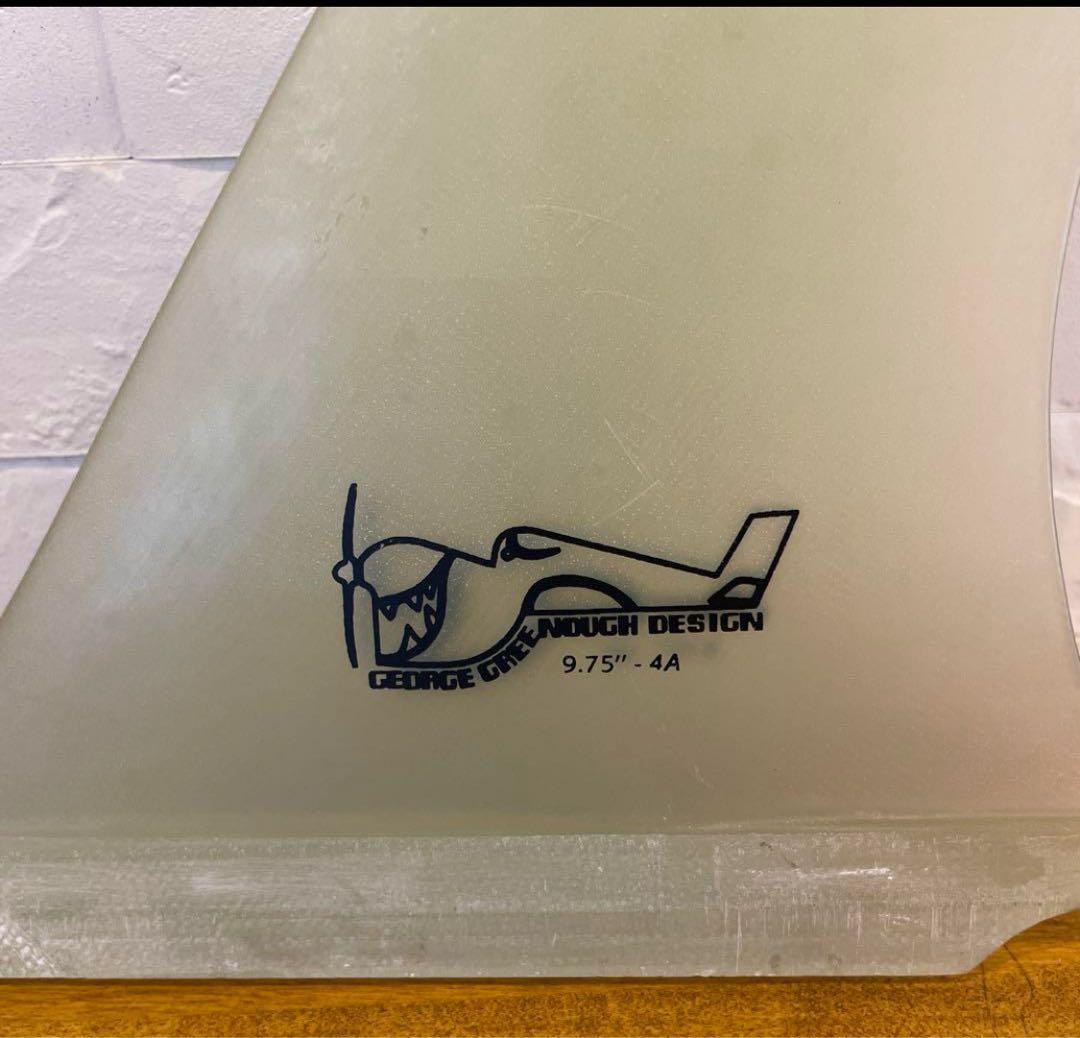 ジョージグリノー　9.75 シングルフィン　ロングボード　グリノー　4a フィン