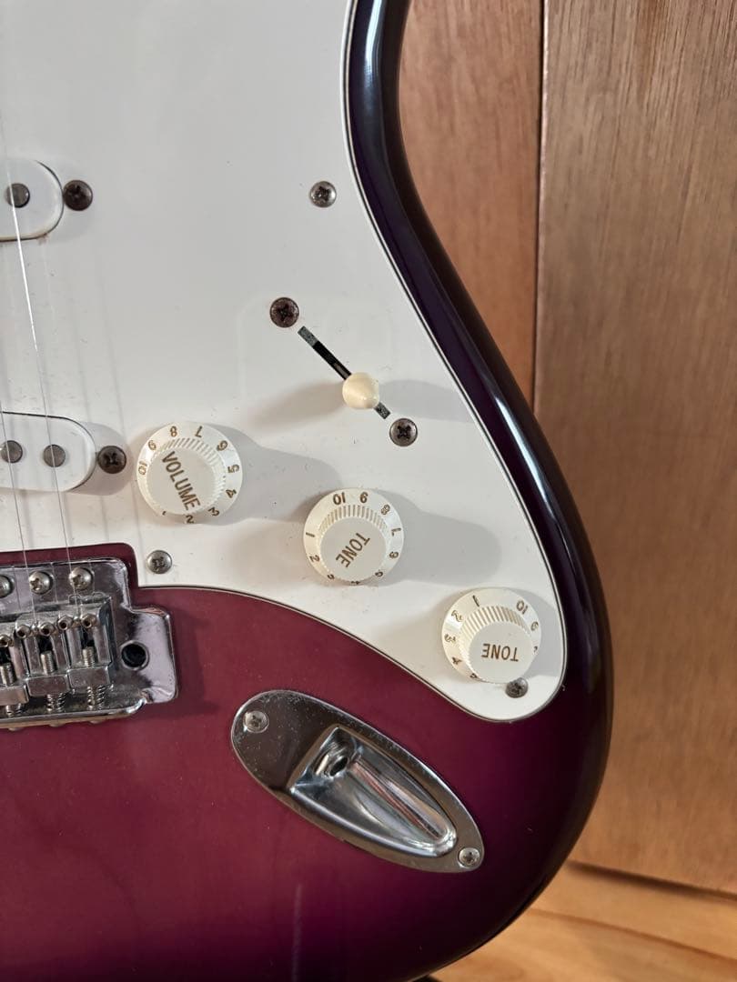 kentoさん専用　ギター　ストラト　juno 紫　パープル