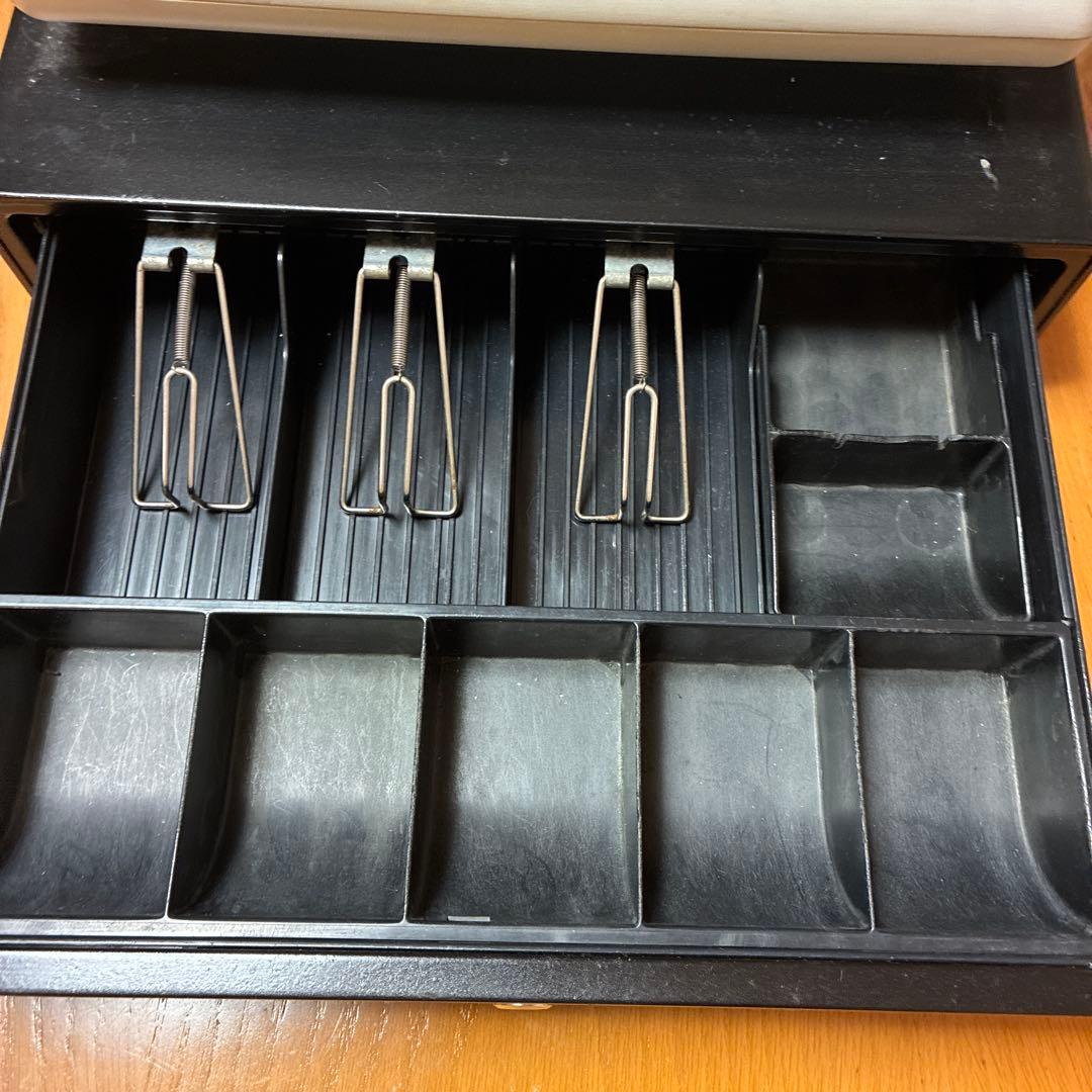 現金レジスター 新品レジロール14本付き メニューボタン機能付き