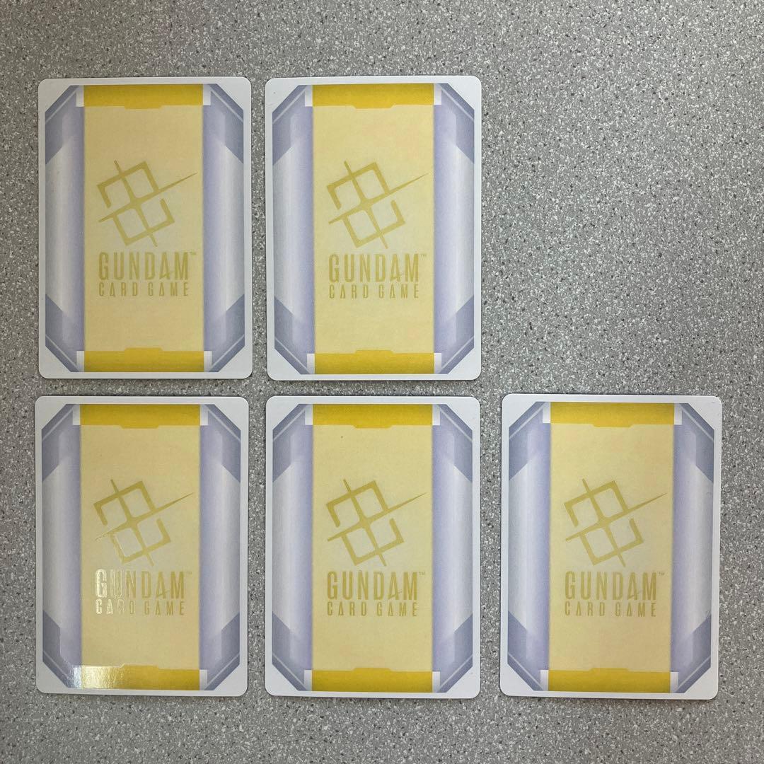 ☆ガンダムカードゲーム☆EXリソース☆リリーナ☆β版☆5枚セット☆未使用☆プロモ