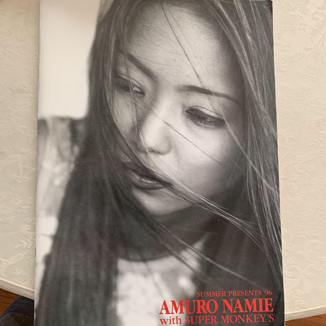 激レア　安室奈美恵 w/ Super Monkey's 直筆サイン、パンフレット