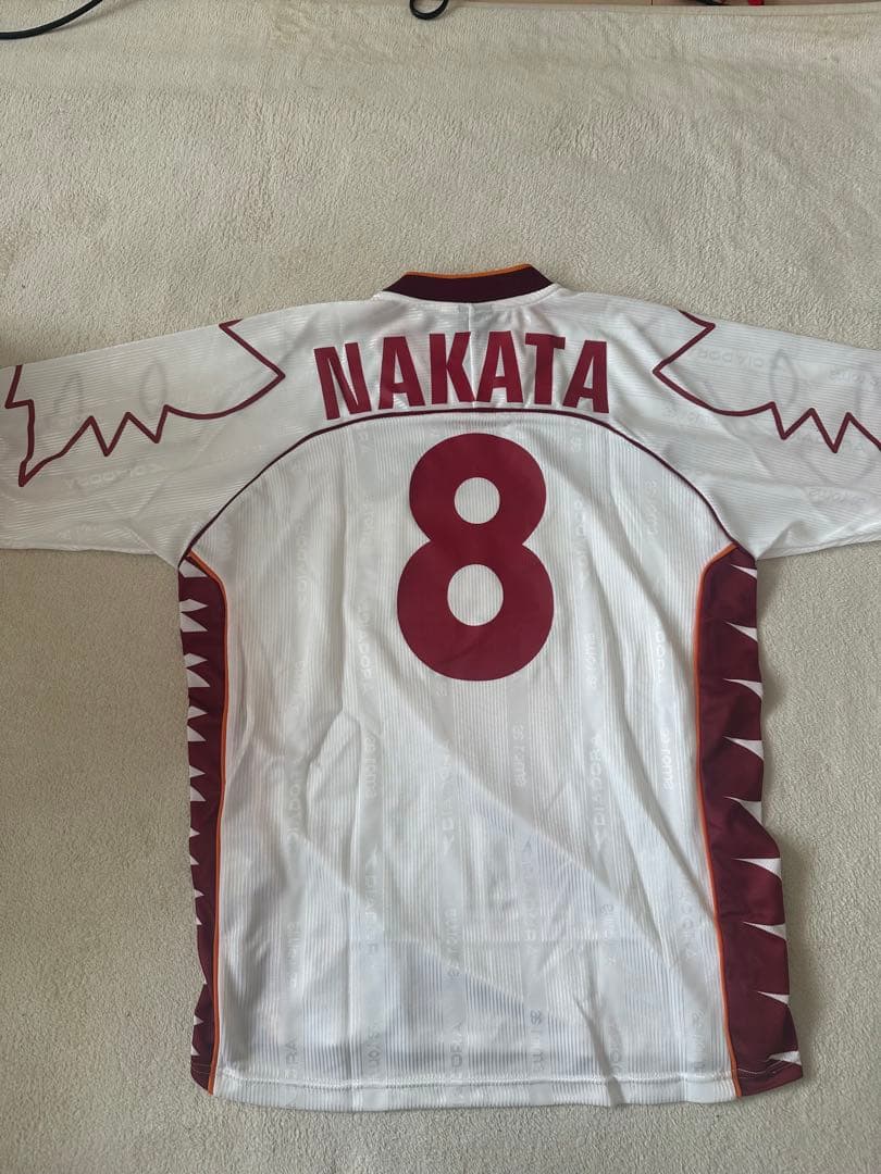 A.S. Roma DIADORA ホワイトシャツ M 中田英寿