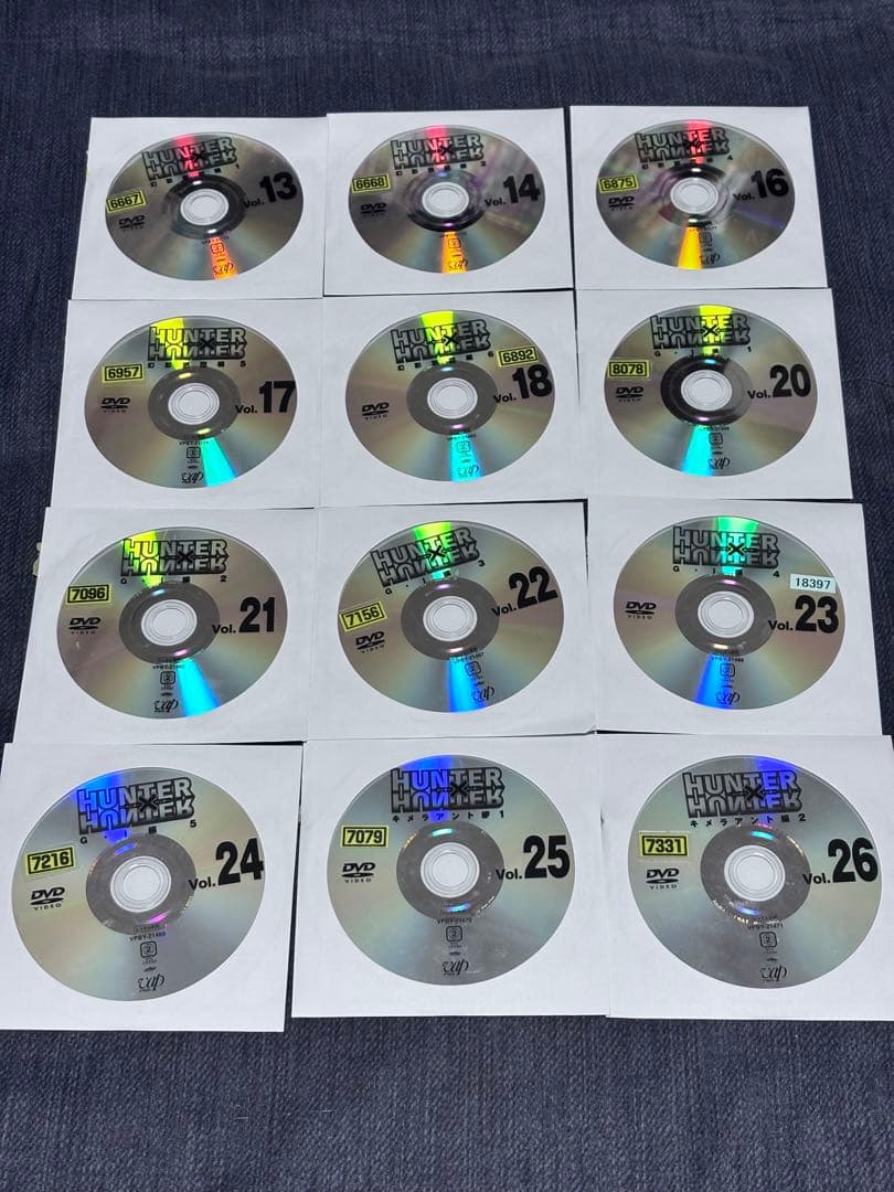 ハンターハンターDVD全38巻