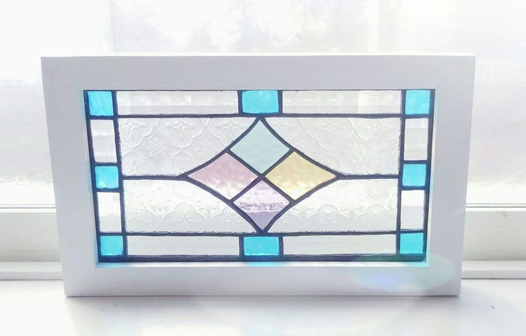 ステンドグラス　アンティーク調パネル(縦横両用)