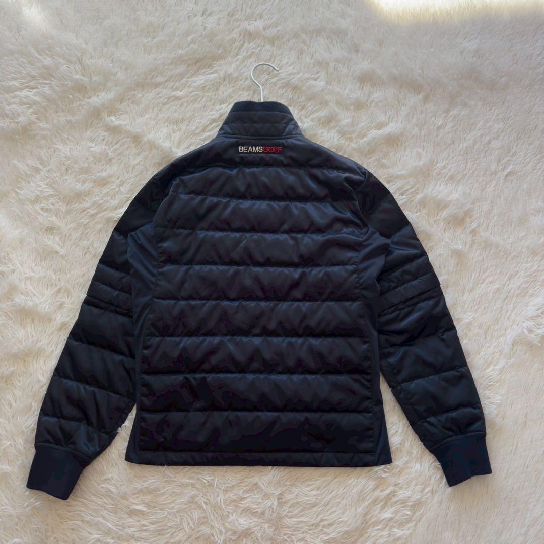 BEAMS GOLF✨2WAY ダウンジャケット　ダブルジップ　ネイビー　M