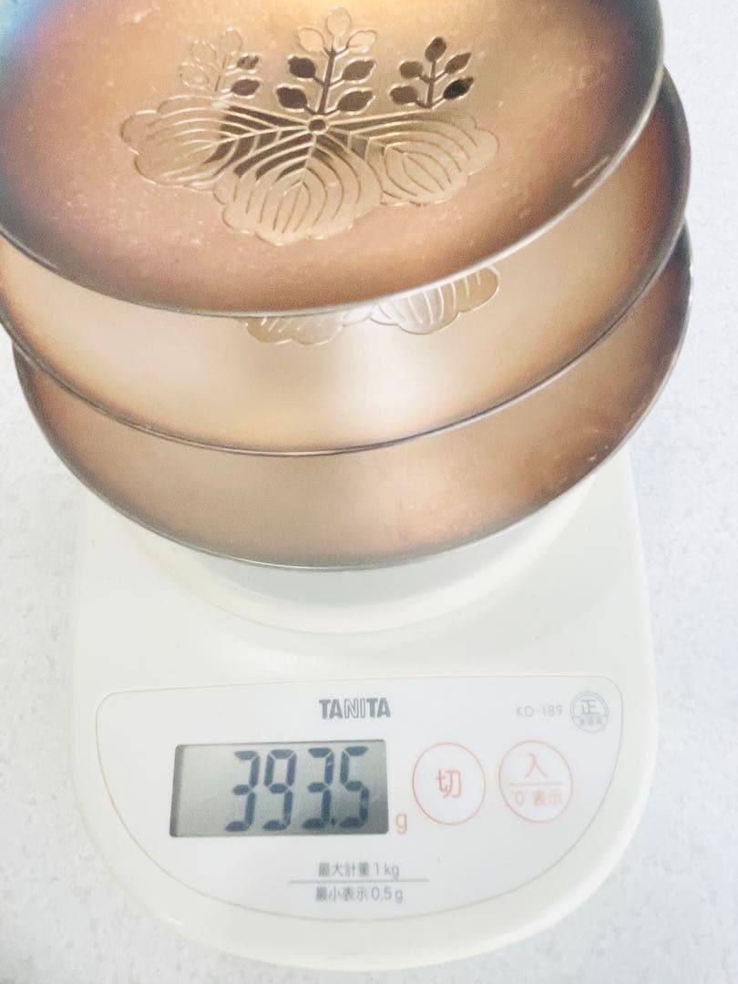 造幣局製造　銀盃　桐箱　重量約393.5g silver1000 内閣総理大臣