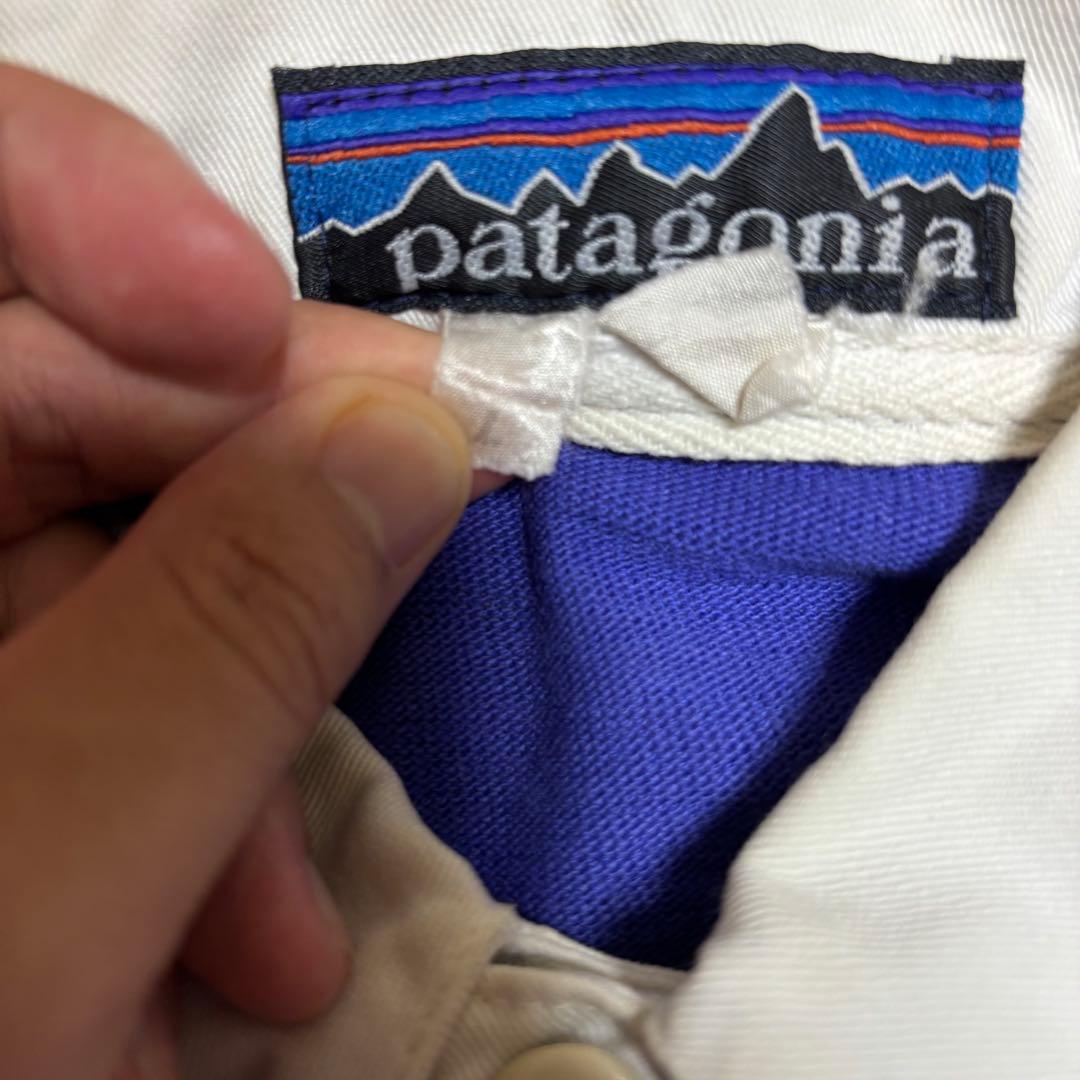 80s デカタグ　パタゴニア ストライプ ラガーシャツ 長袖