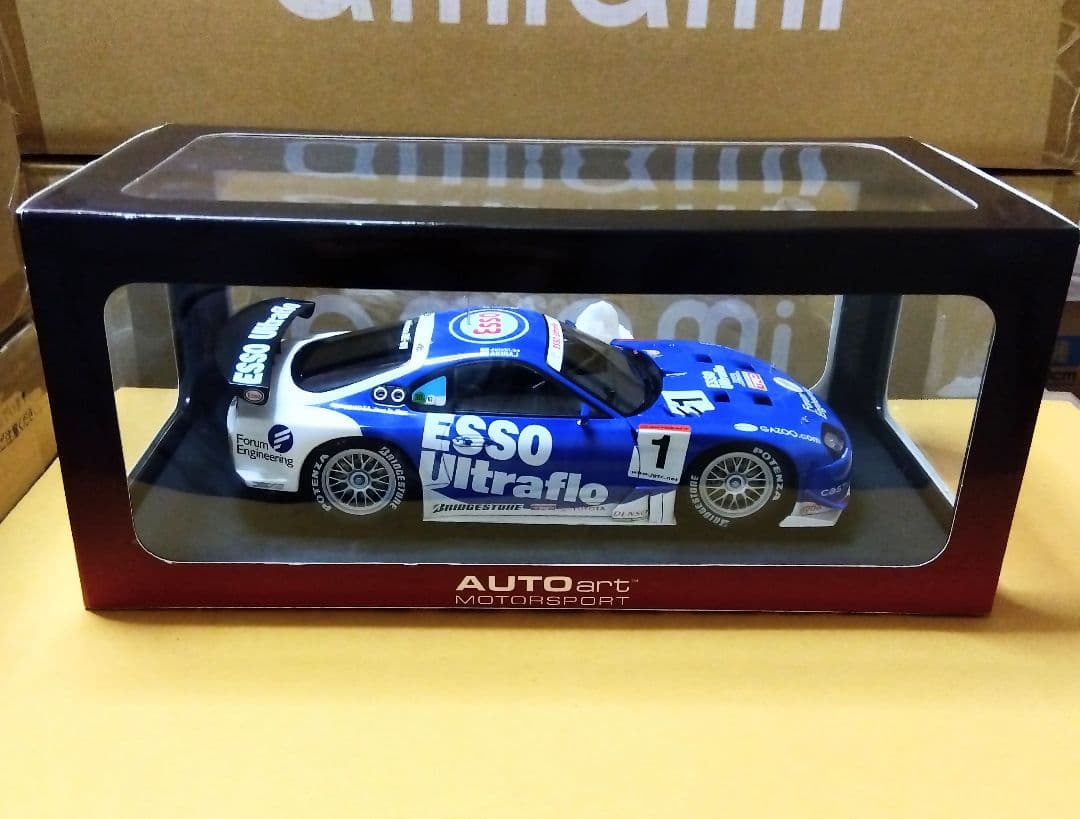 オートアート エッソウルトラフロースープラ 2003 スーパーGT 脇阪寿一