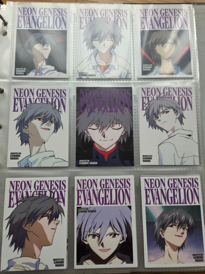 エヴァンゲリオンカードダスマスターズ２集フルコンプ品アルバム付き