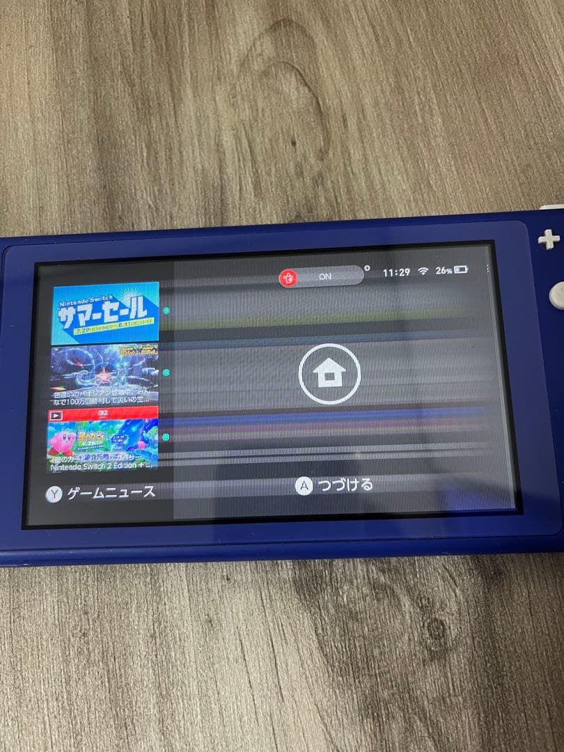 ジャンク★Nintendo SwitchLite 本体★ブルー