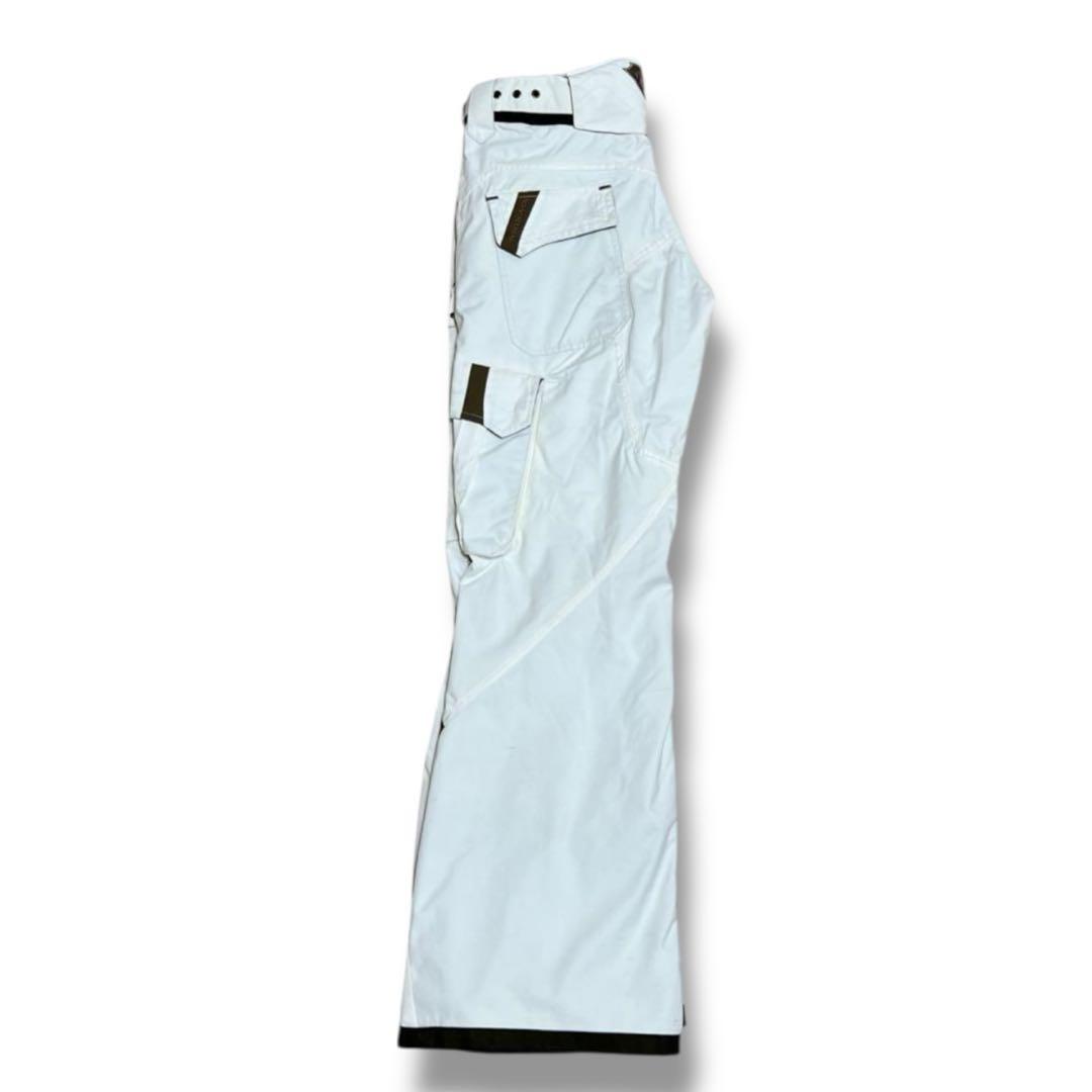 超希少 ロシニョール スキー スノボパンツ S 白 高級多機能 美品 上質