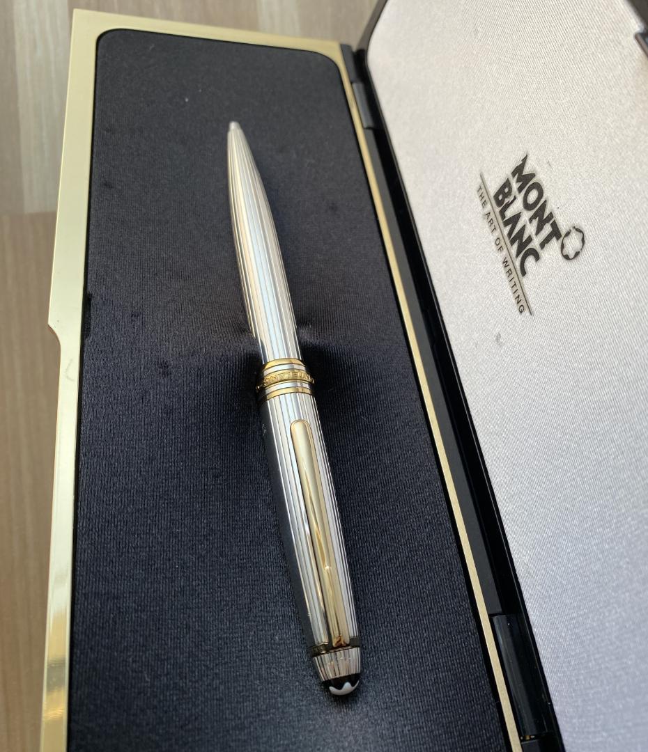 超美品 モンブラン ソリテール スターリングシルバー 925 ボールペン箱付き