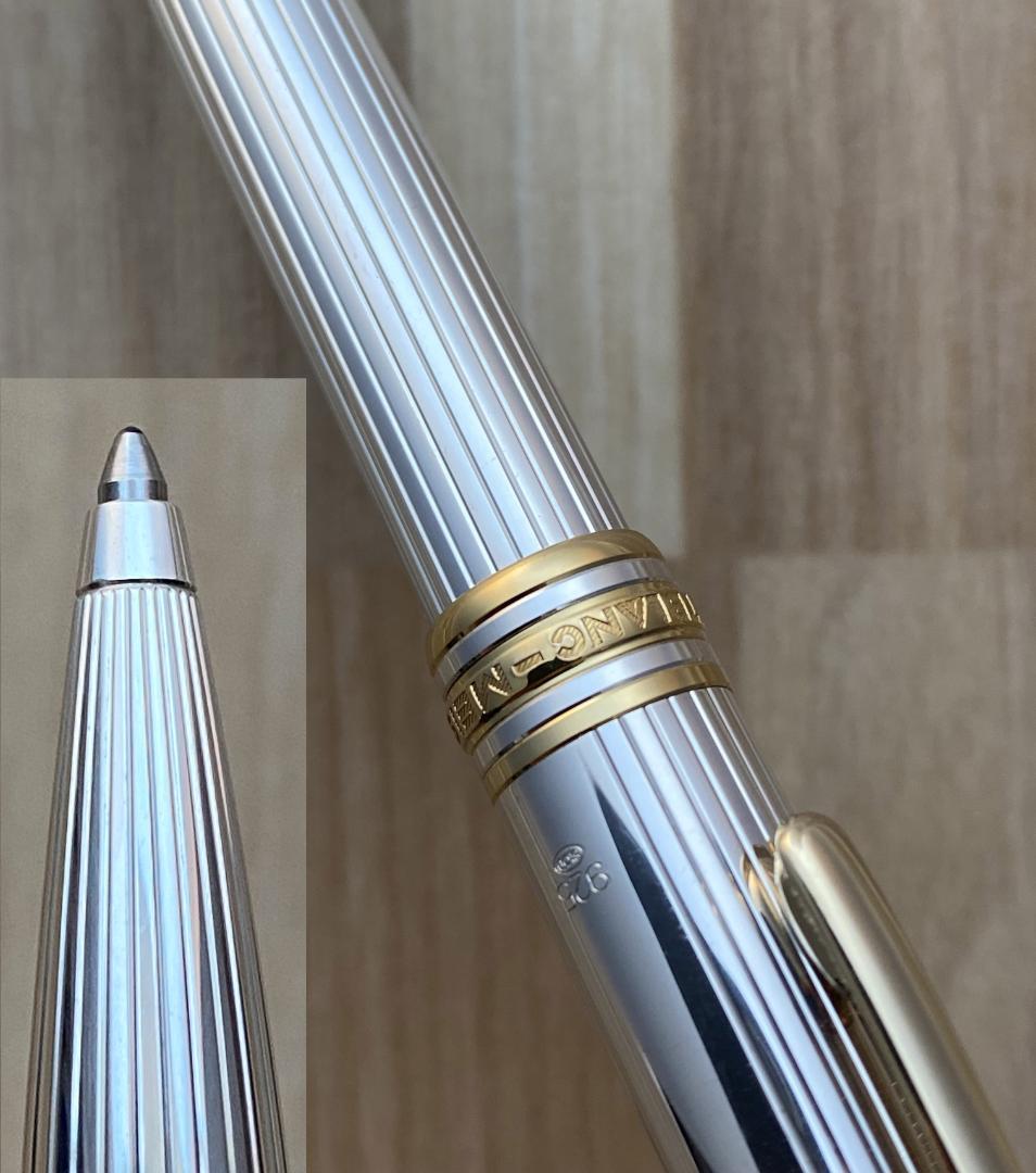 超美品 モンブラン ソリテール スターリングシルバー 925 ボールペン箱付き