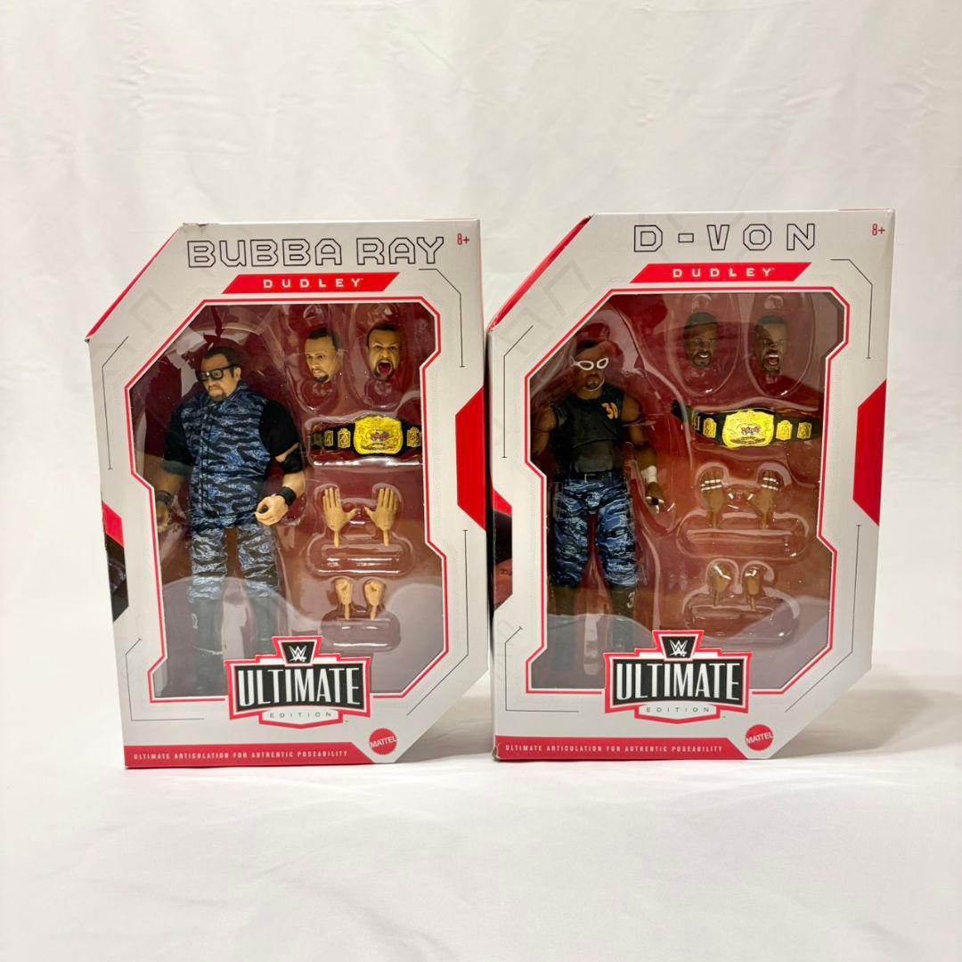 【海外限定】WWE ダッドリーボーイズ ベルト付 マテル フィギュア