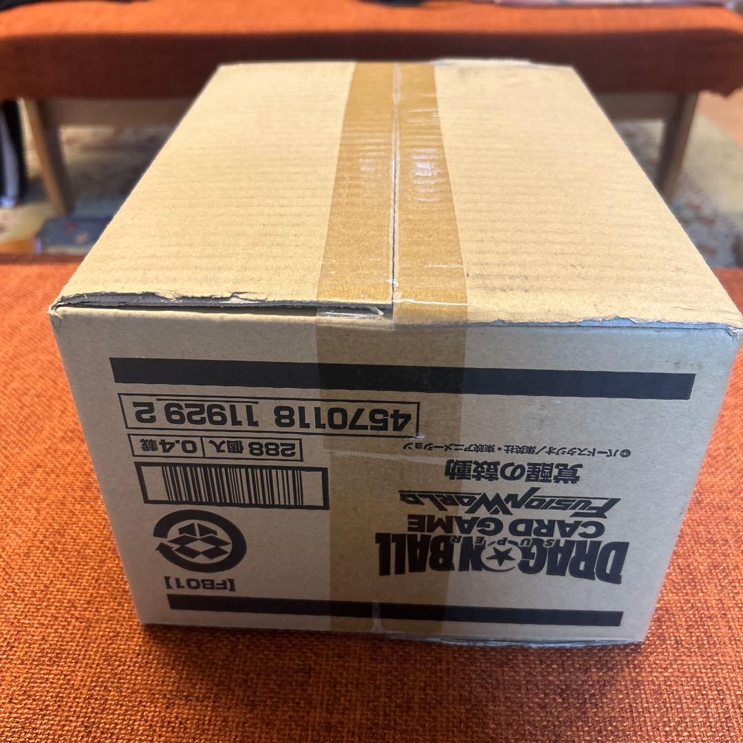 未開封カートン覚醒の鼓動 ドラゴンボール フュージョンワールド ブースター