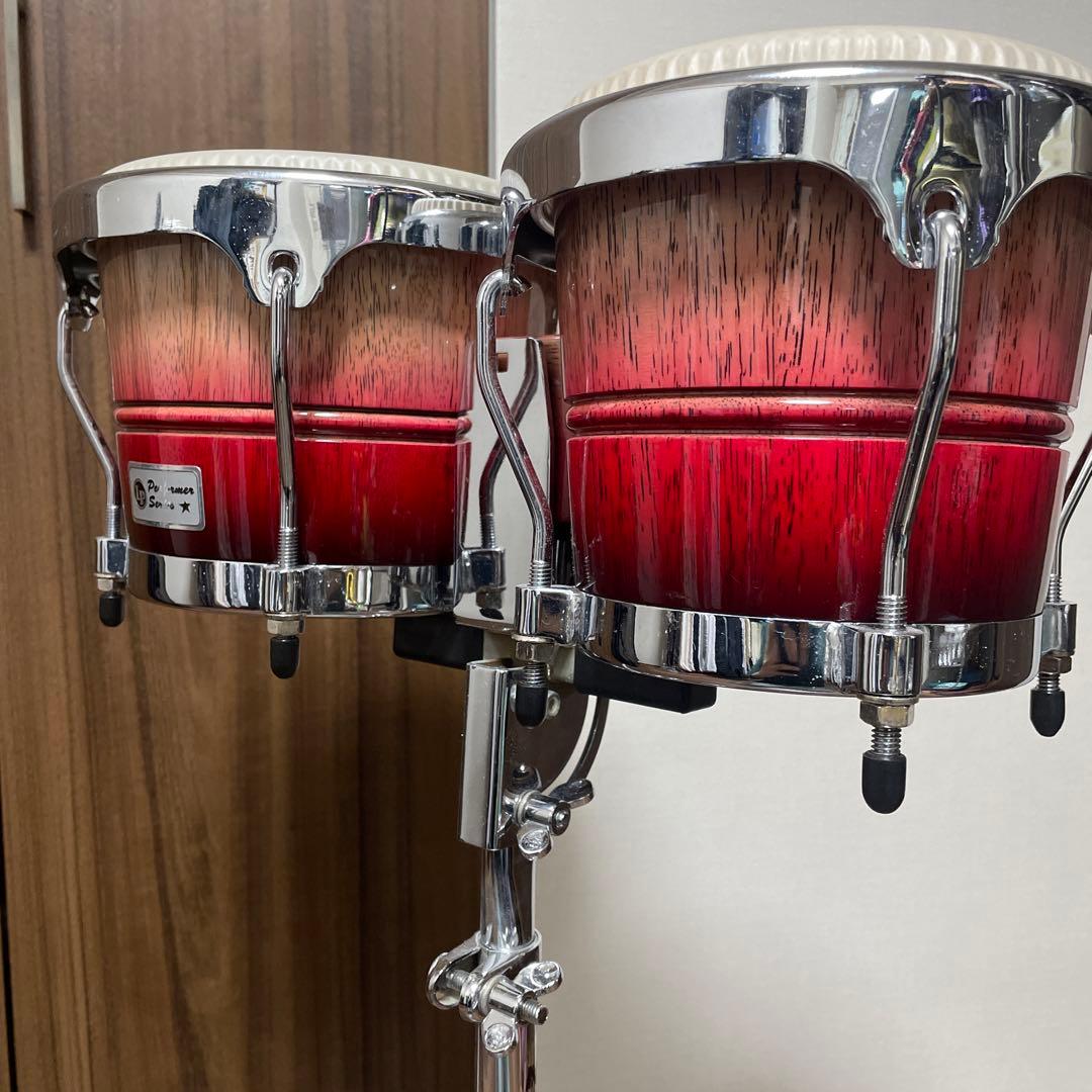 Remoヘッド交換済LP ボンゴ スタンド付き 超美品‼️