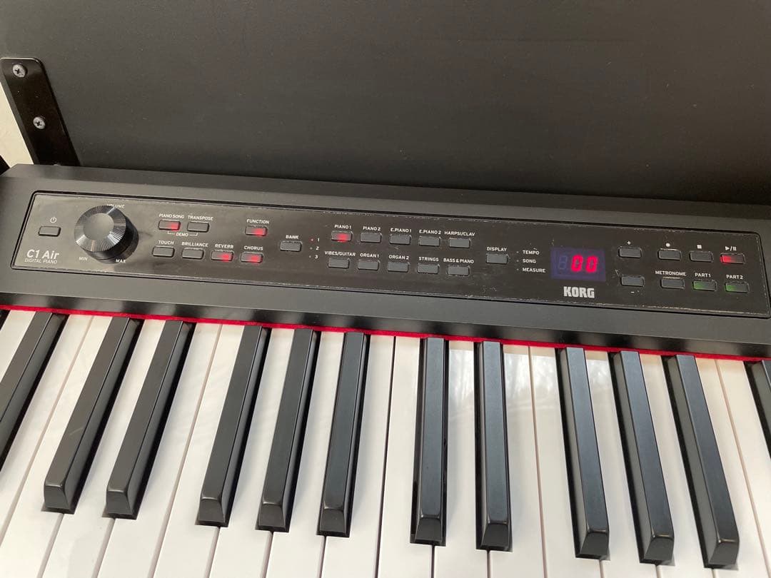 【値下げ】電子ピアノ　KORG C1 AIR BK コルグ　ブラック　デジタル