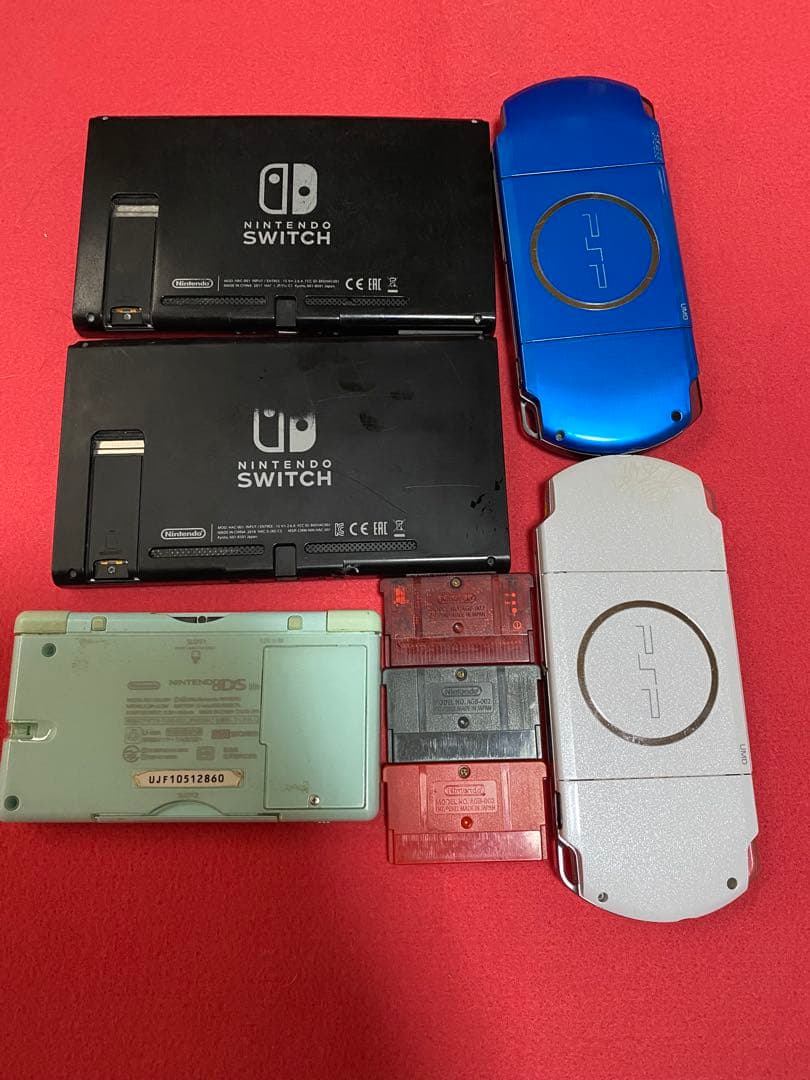 ジャンクNintendo Switchなど色々ゲーム機5台