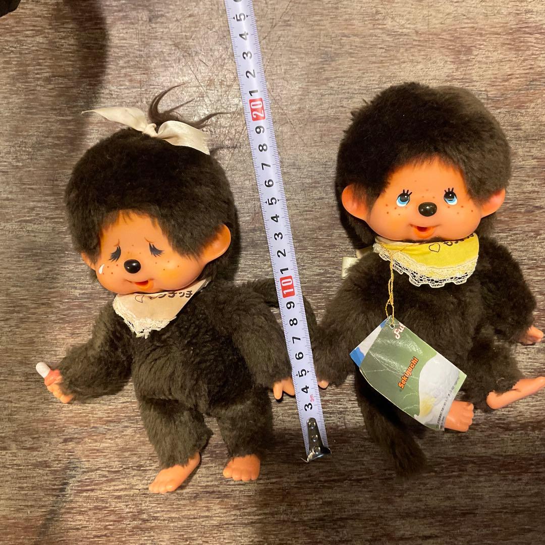 昭和レトロ 初代 ふた子のモンチッチ 当時物 1974 セキグチ ブルーアイ